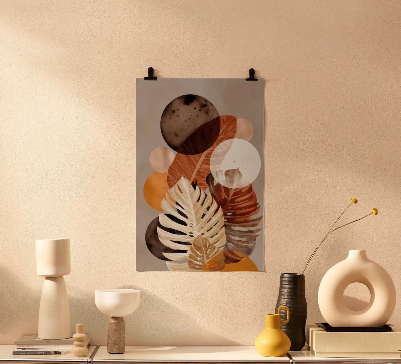Monstera arte botanica poster da Studio Verde