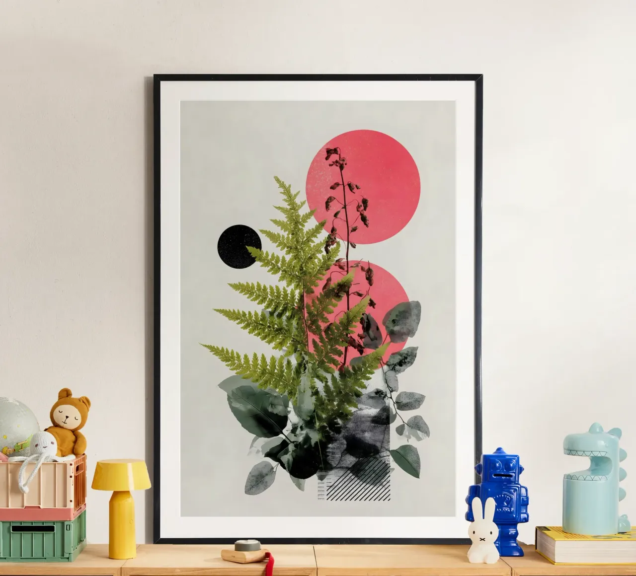 fern botany abstract art hahnemühle by Studio Verde