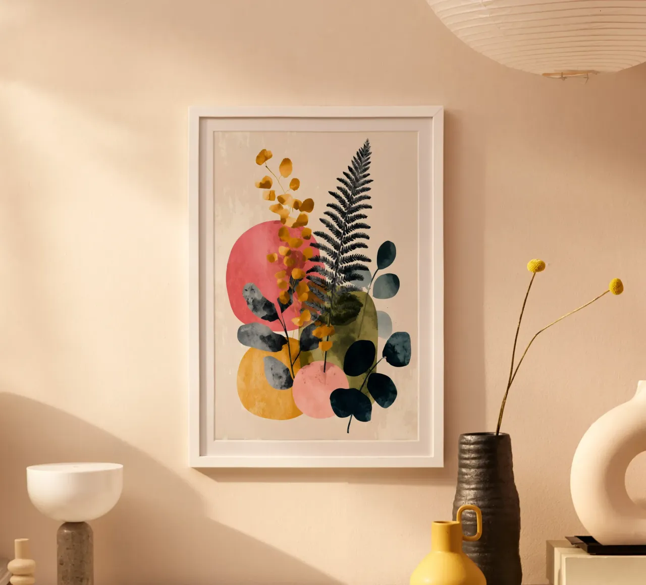 Felci Eucalipto arte botanica poster da Studio Verde