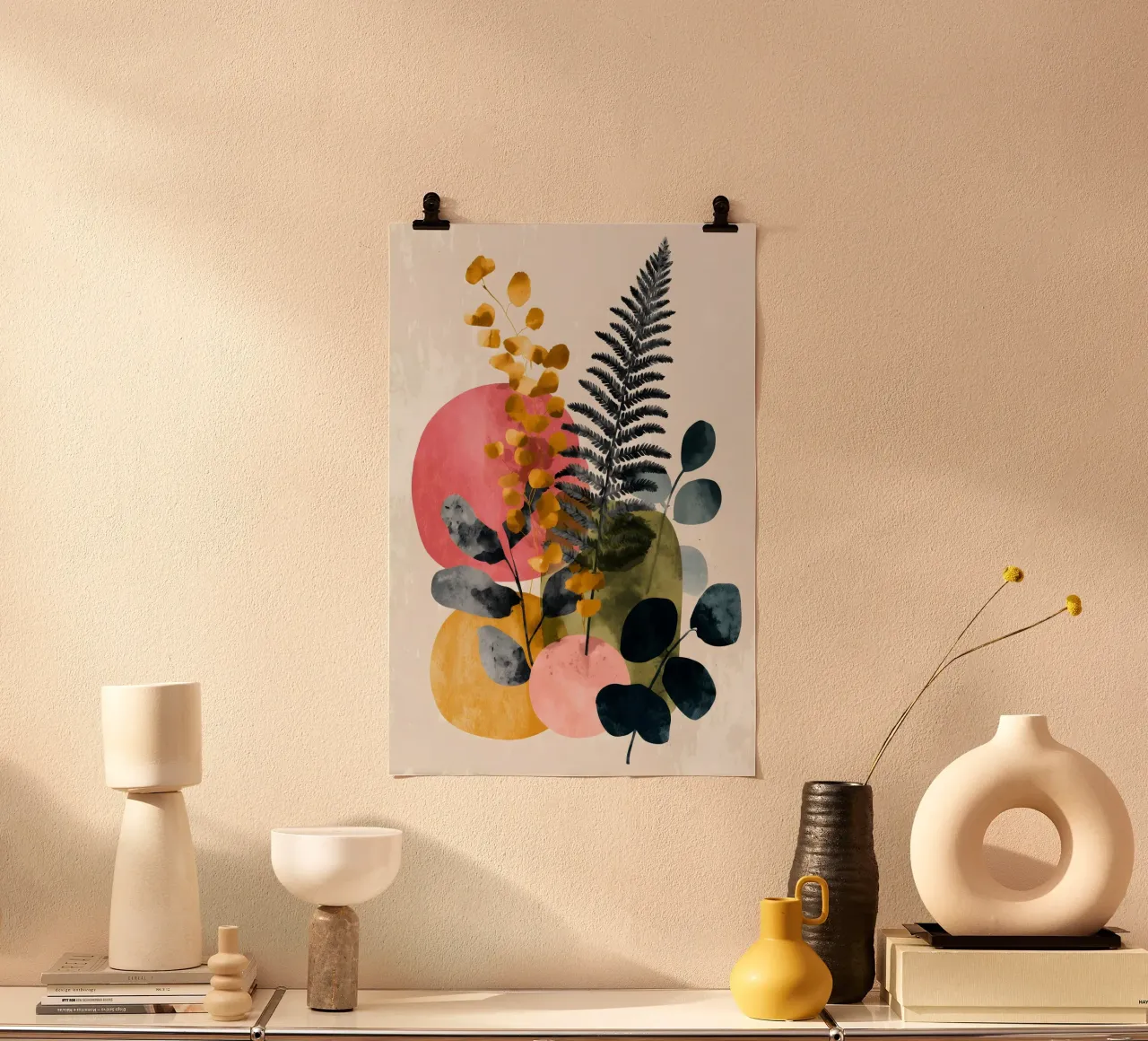 Felci Eucalipto arte botanica poster da Studio Verde