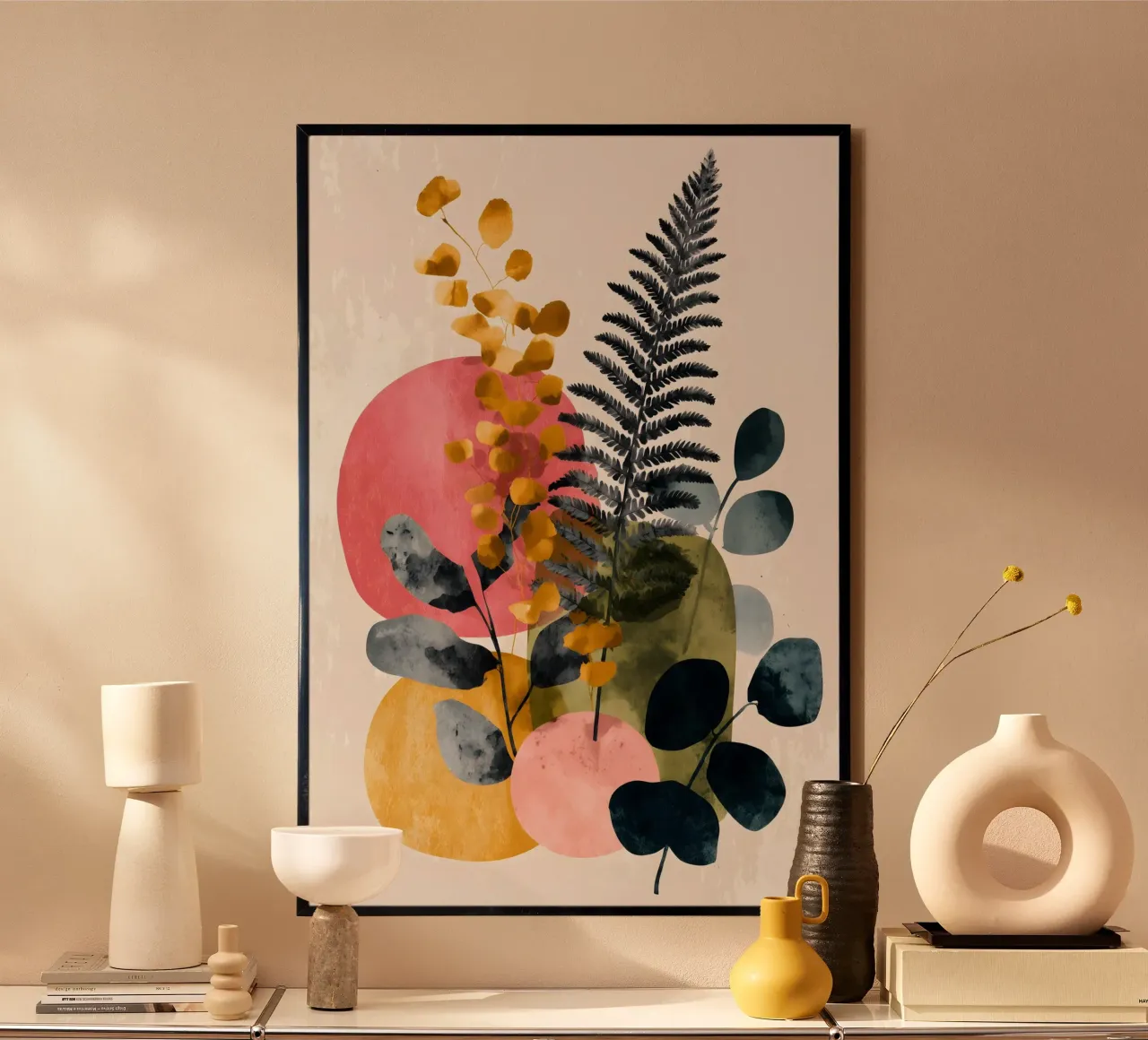 Felci Eucalipto arte botanica poster da Studio Verde