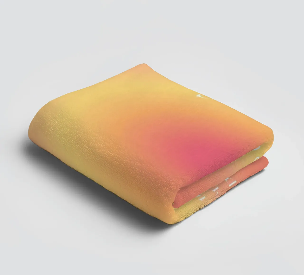 Angelo n. 333 Supporto Arancione Rosa Aura Gradiente Arte asciugamano da bagno da homdeco