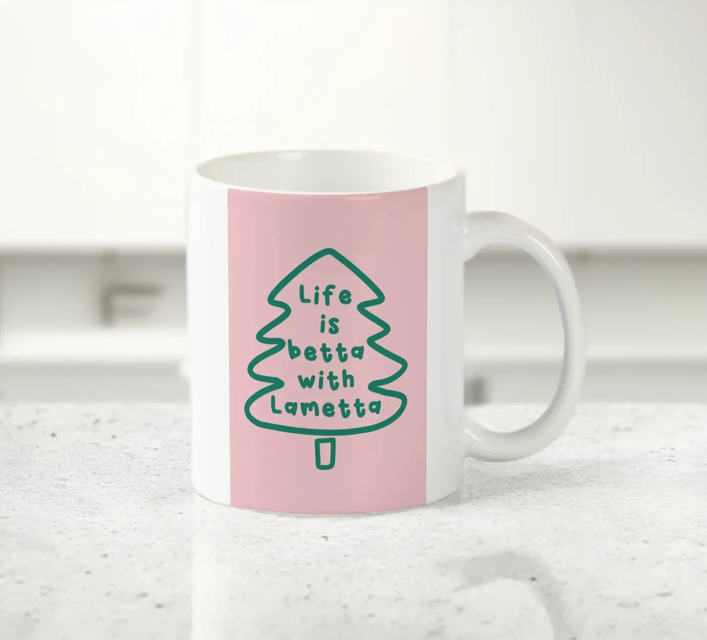 Lametta ceramic mug by XOXO Arte