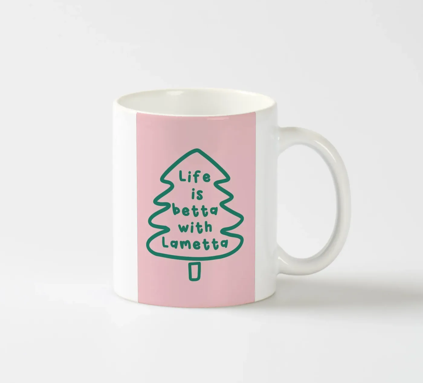 Lametta ceramic mug by XOXO Arte