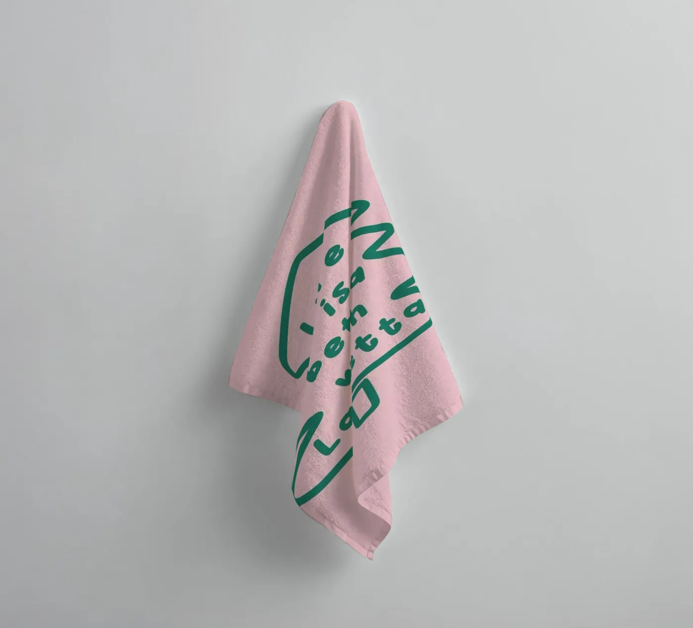 Lametta towel by XOXO Arte
