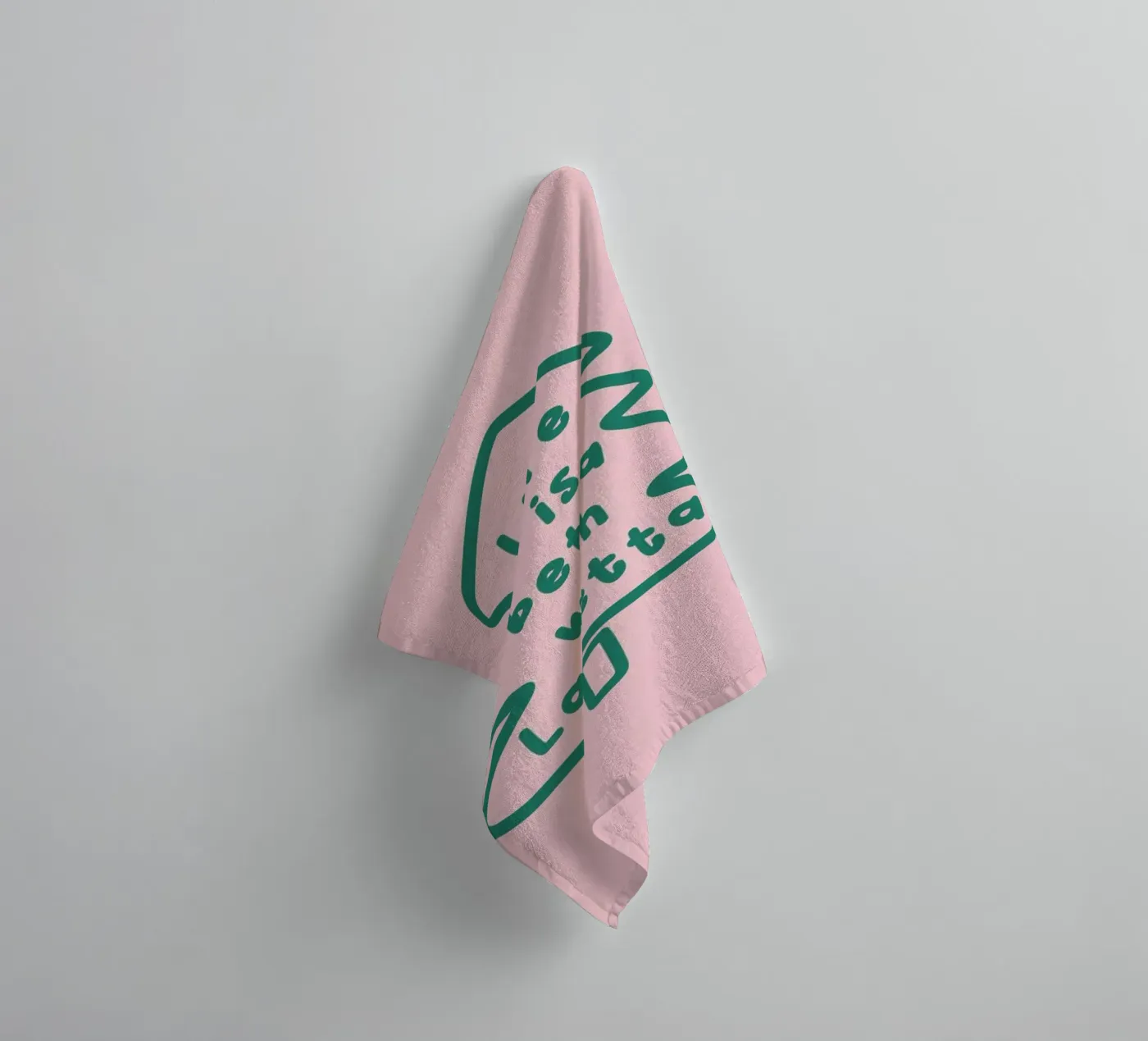 Lametta badhanddoek van XOXO Arte