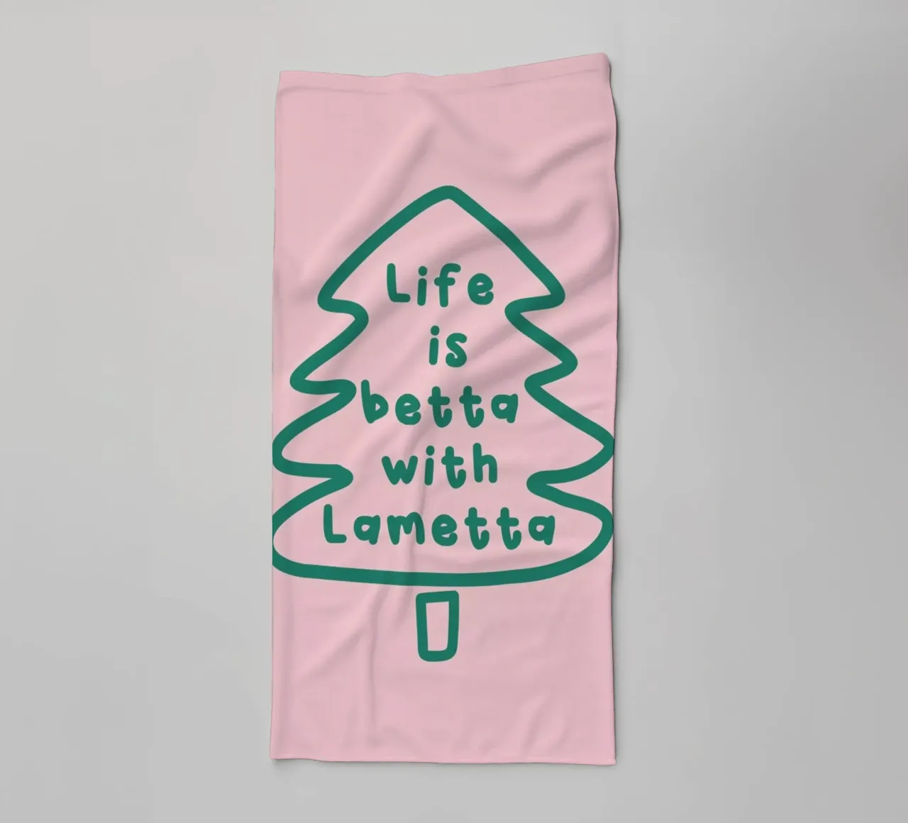 Lametta asciugamano da bagno da XOXO Arte