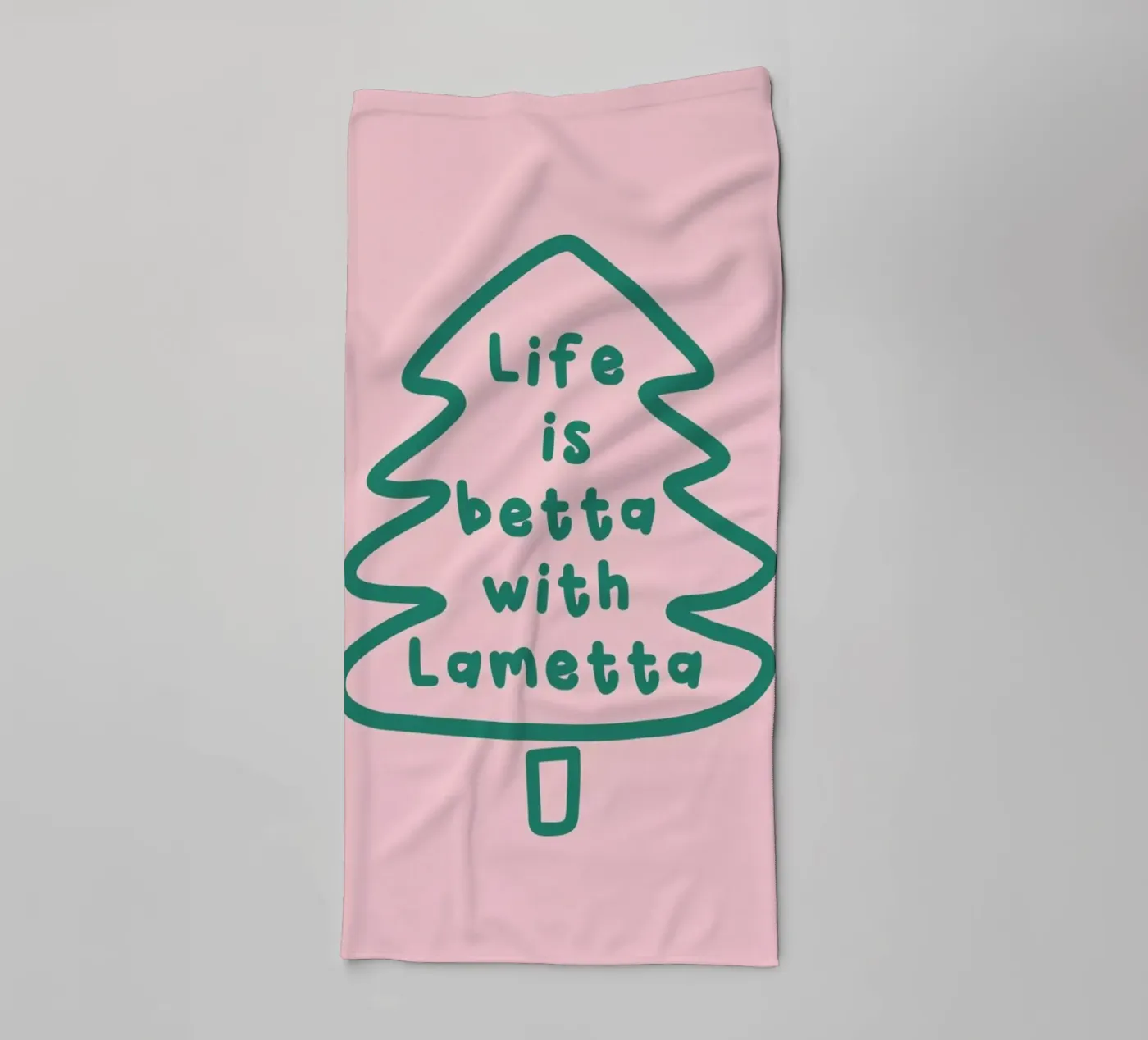 Lametta towel by XOXO Arte