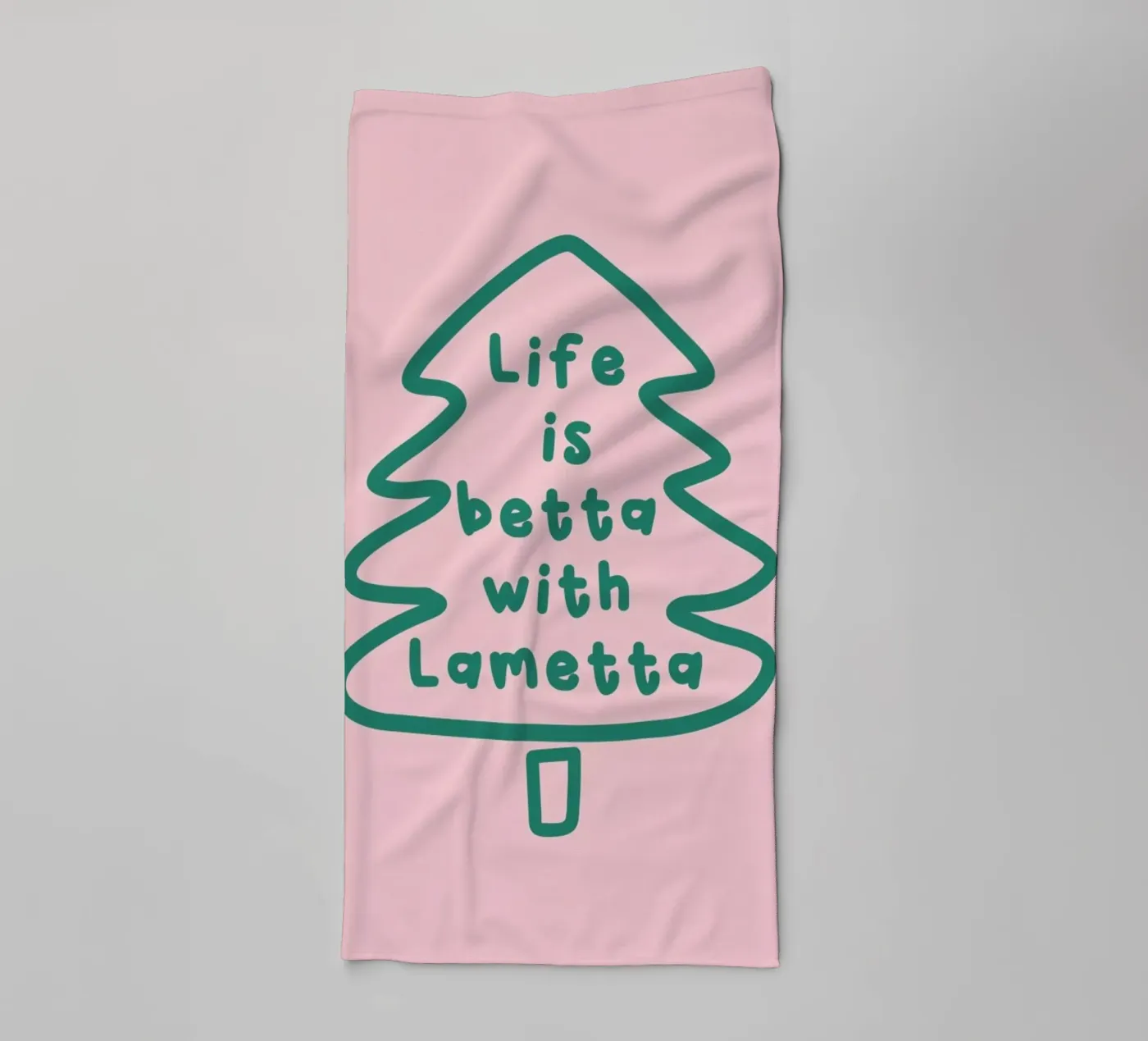 Lametta badhanddoek van XOXO Arte