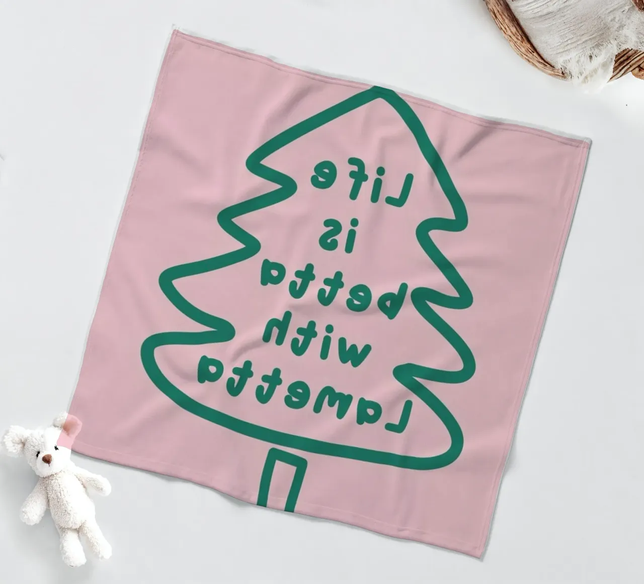 Lametta Fleecedecke von XOXO Arte