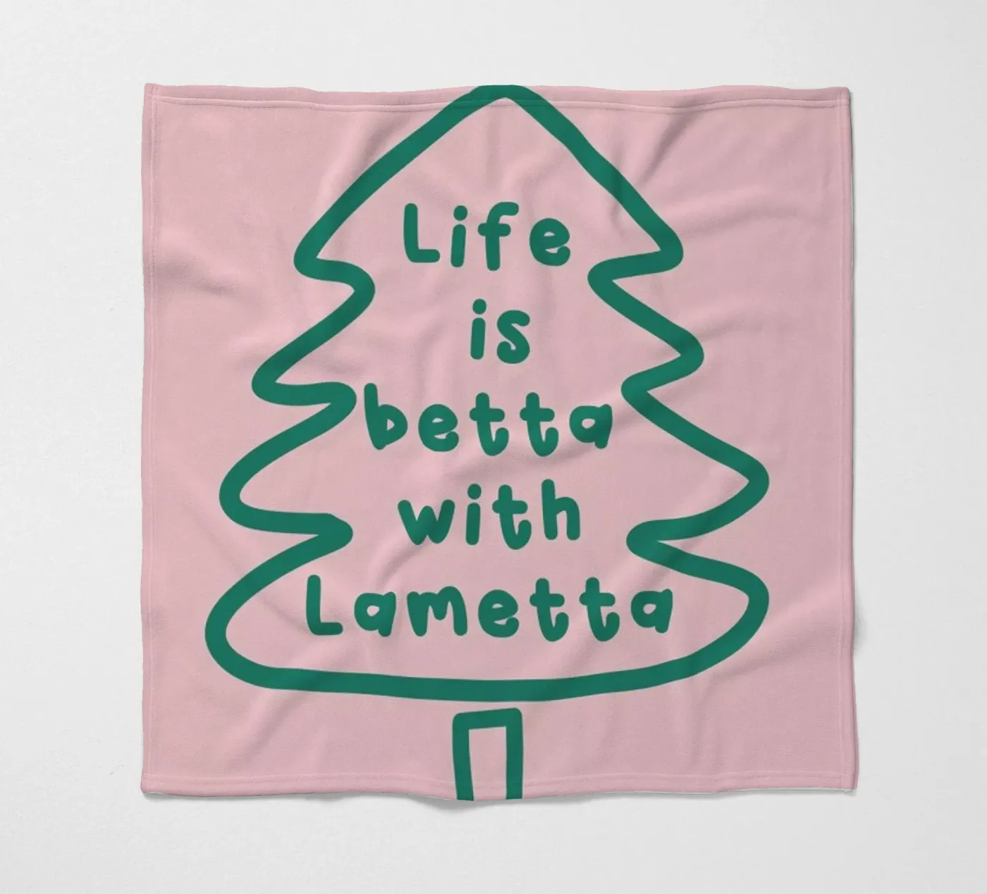 Lametta Fleecedecke von XOXO Arte