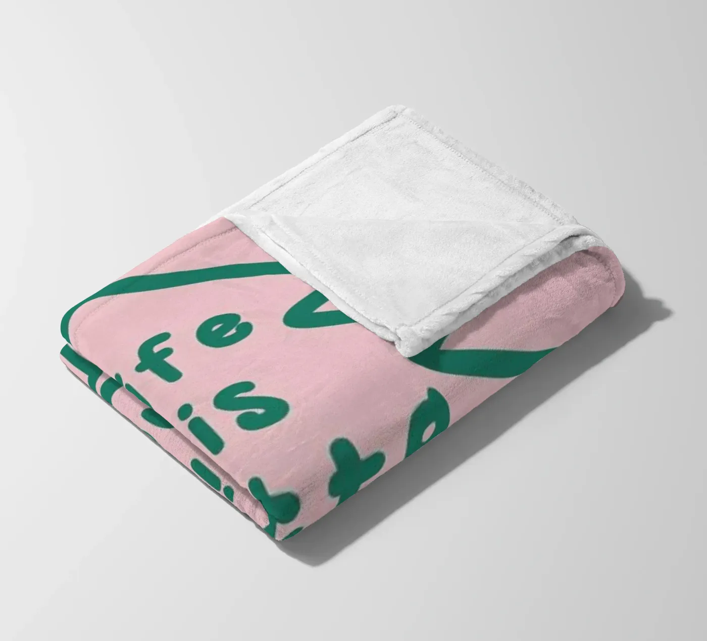 Lametta fleece blanket by XOXO Arte