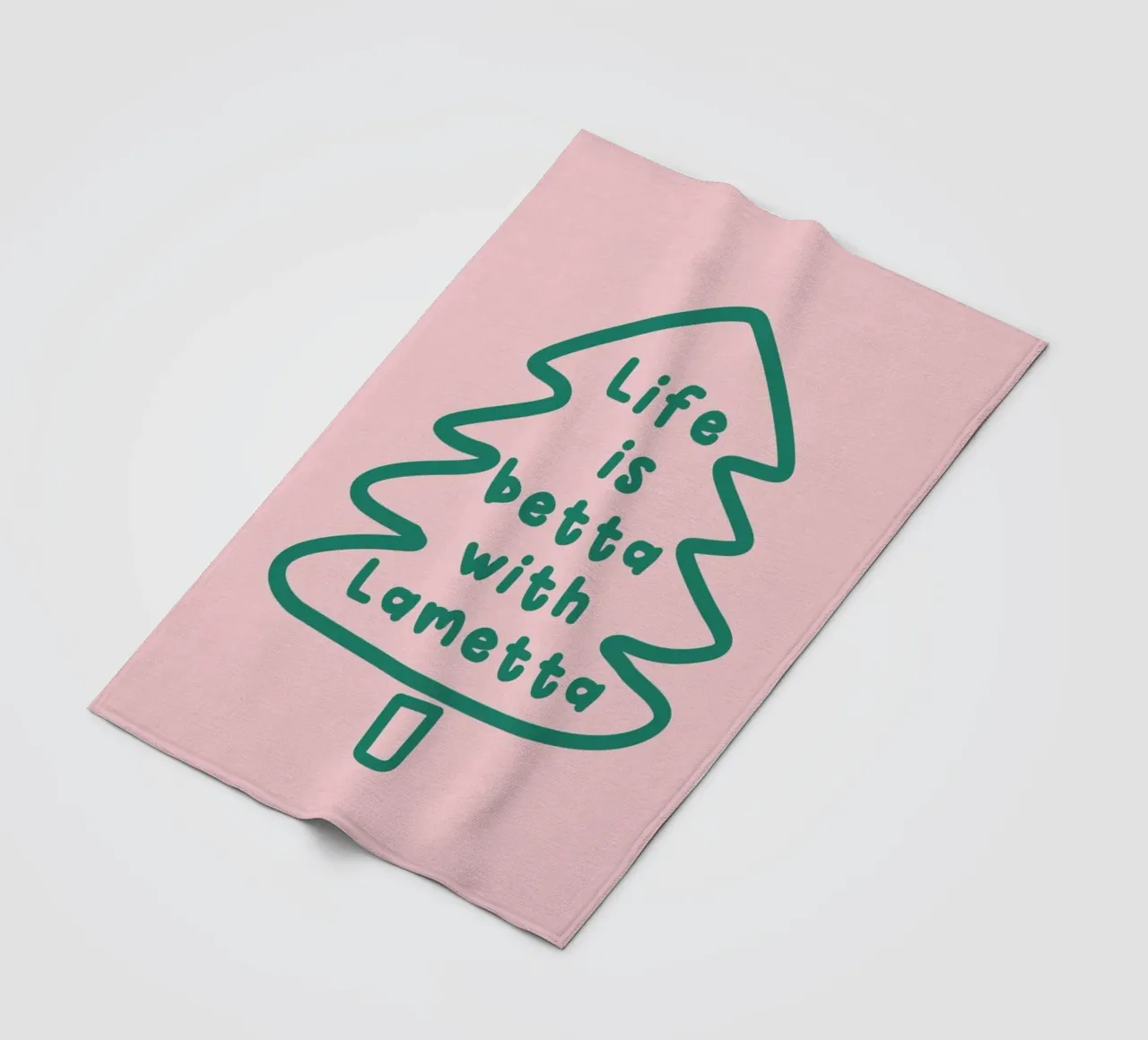 Lametta Fleecedecke von XOXO Arte