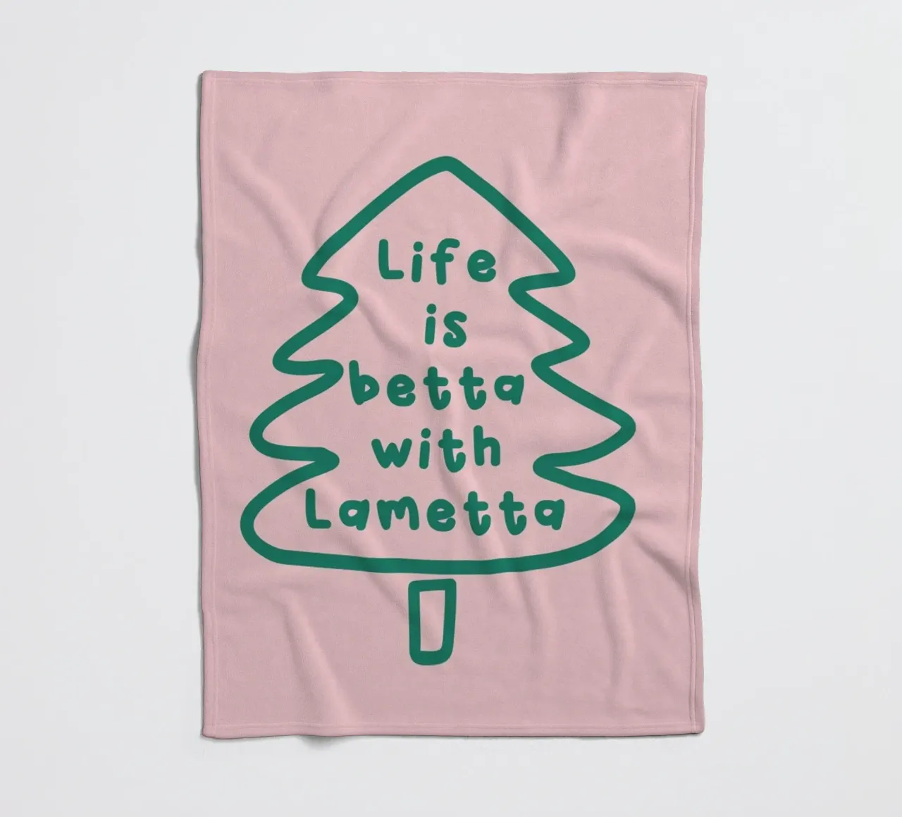 Lametta Fleecedecke von XOXO Arte