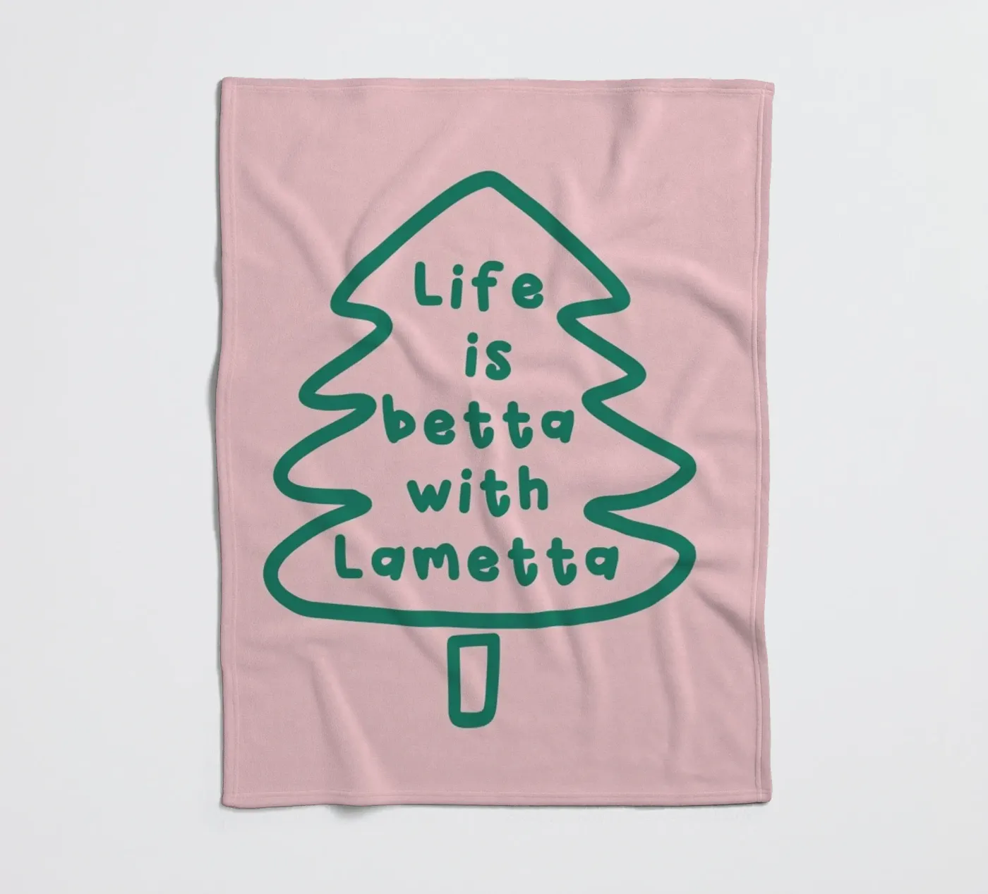 Lametta Fleecedecke von XOXO Arte