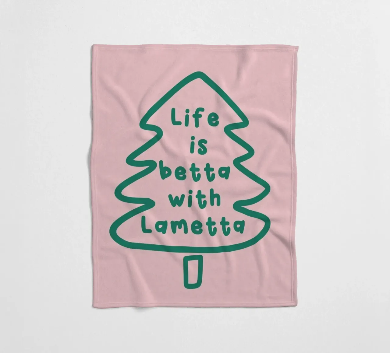 Lametta Fleecedecke von XOXO Arte