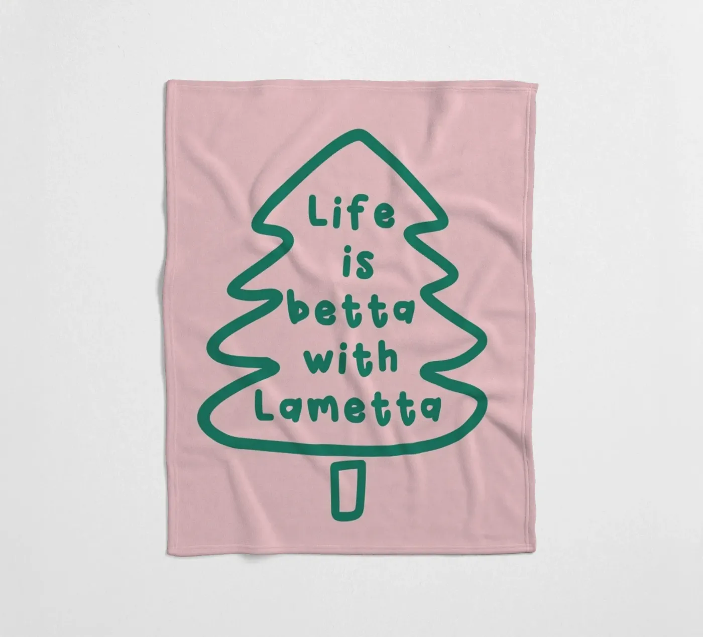 Lametta Fleecedecke von XOXO Arte
