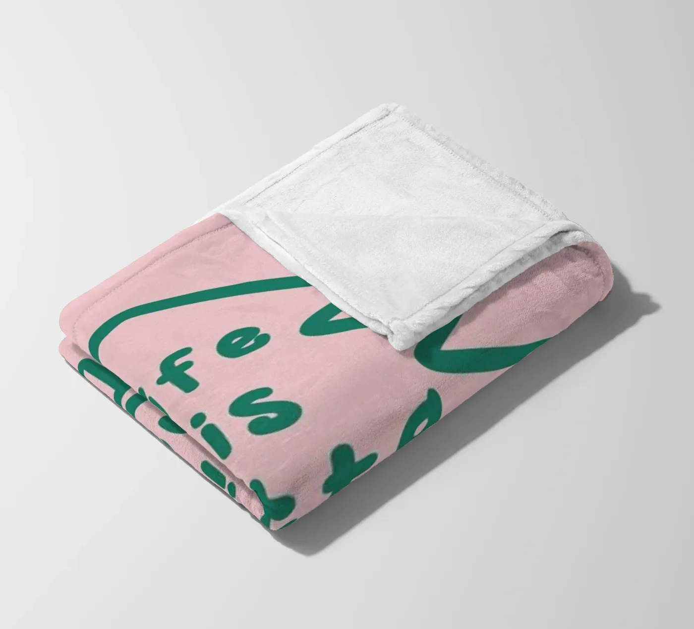 Lametta fleece blanket by XOXO Arte