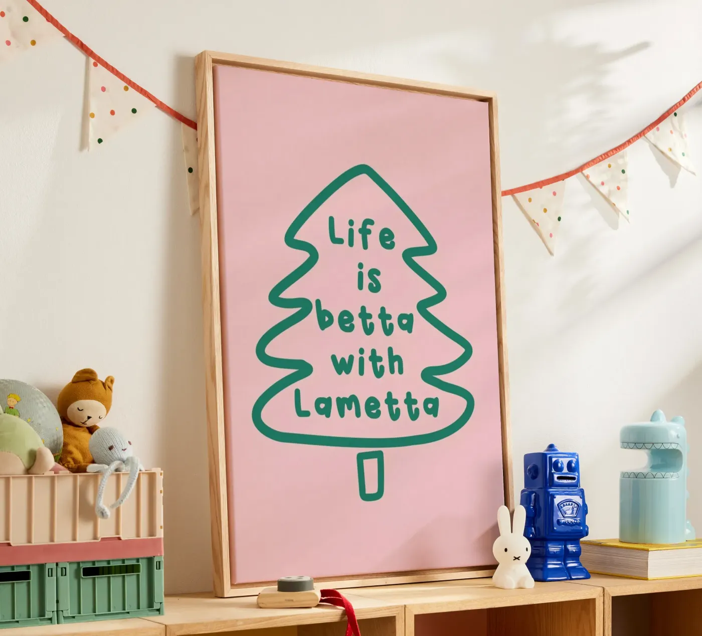 Lametta canvas by XOXO Arte