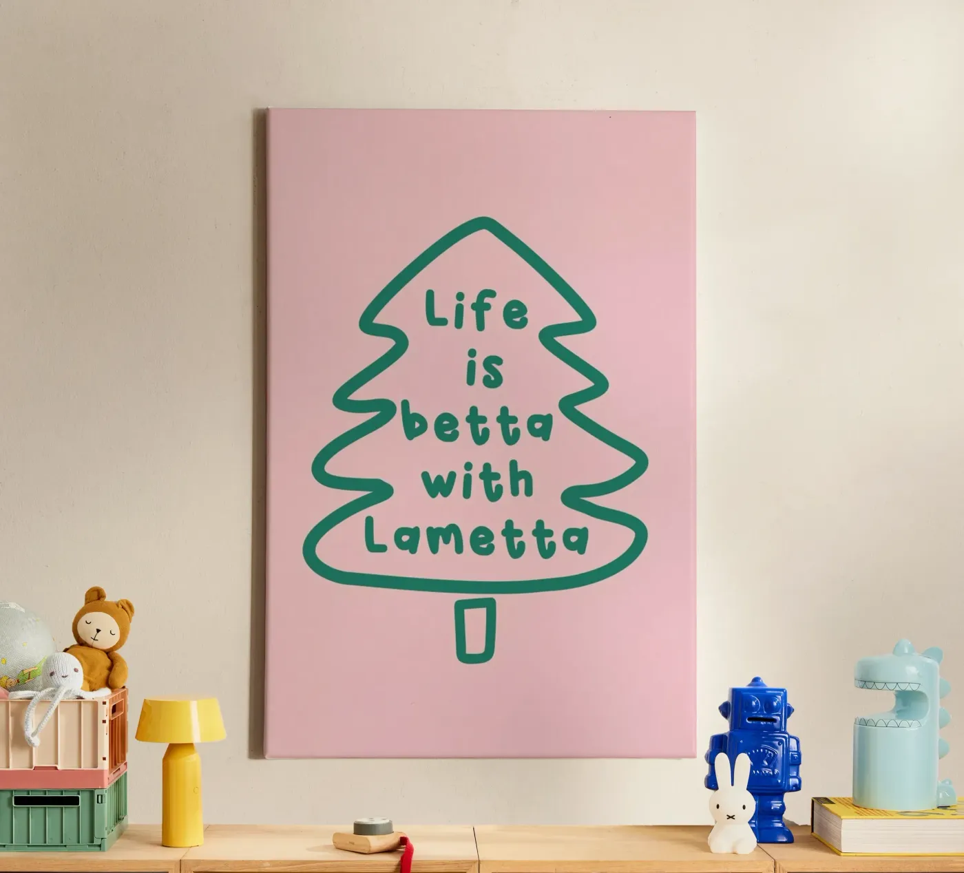 Lametta canvas by XOXO Arte