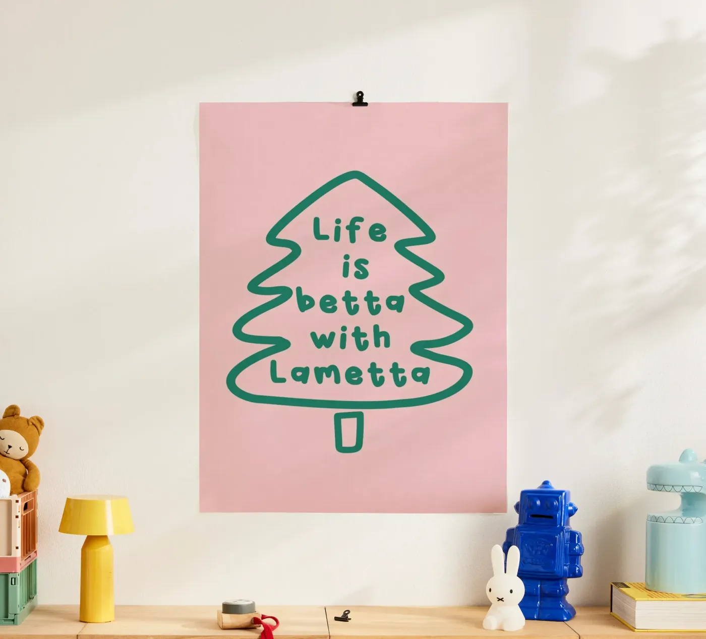 Lametta poster van XOXO Arte