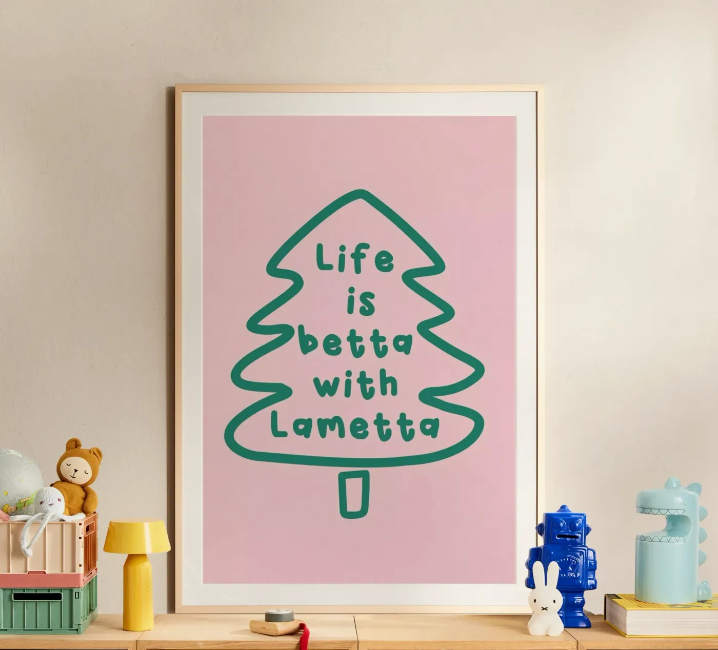 Lametta poster van XOXO Arte