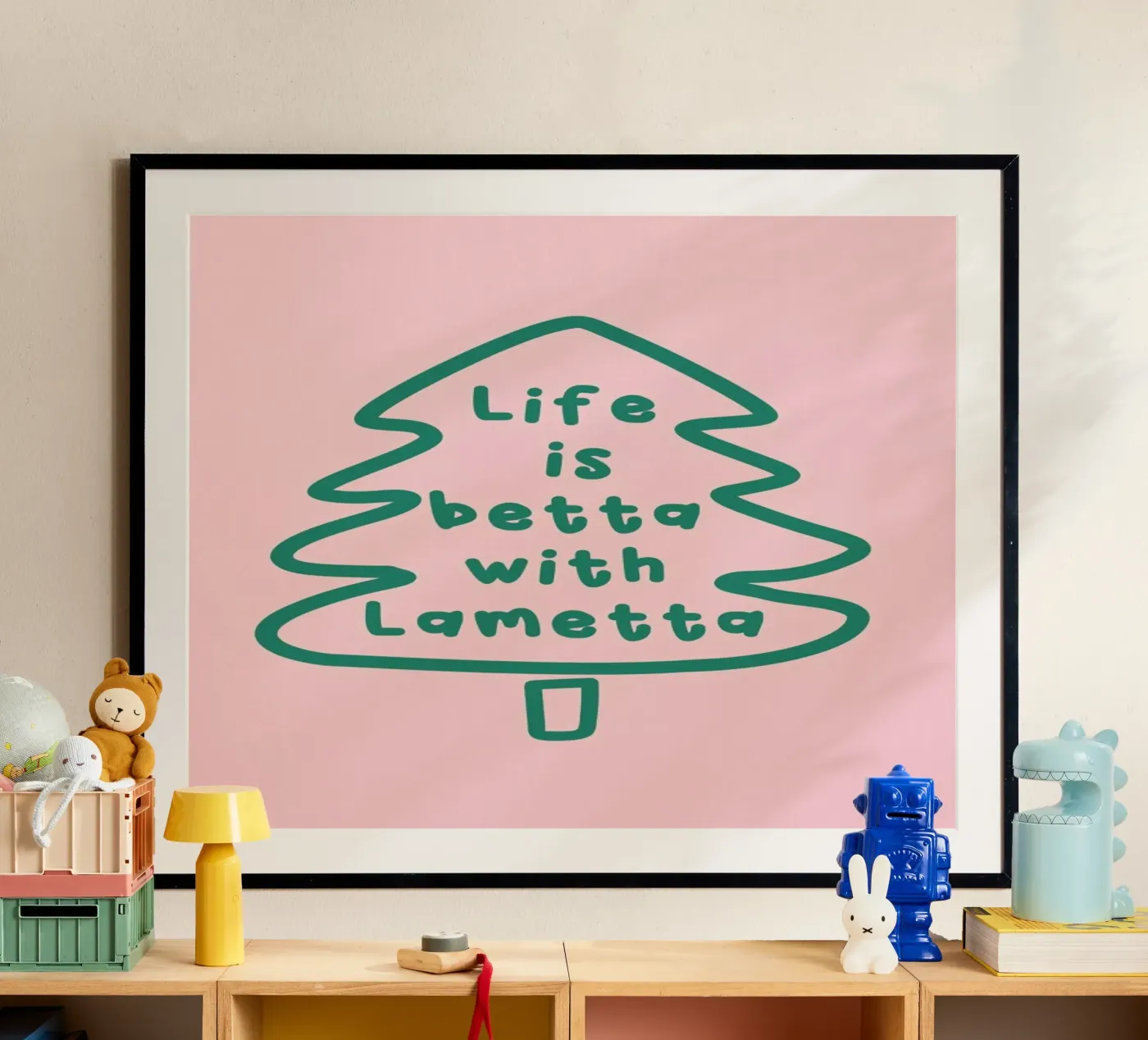 Lametta poster van XOXO Arte