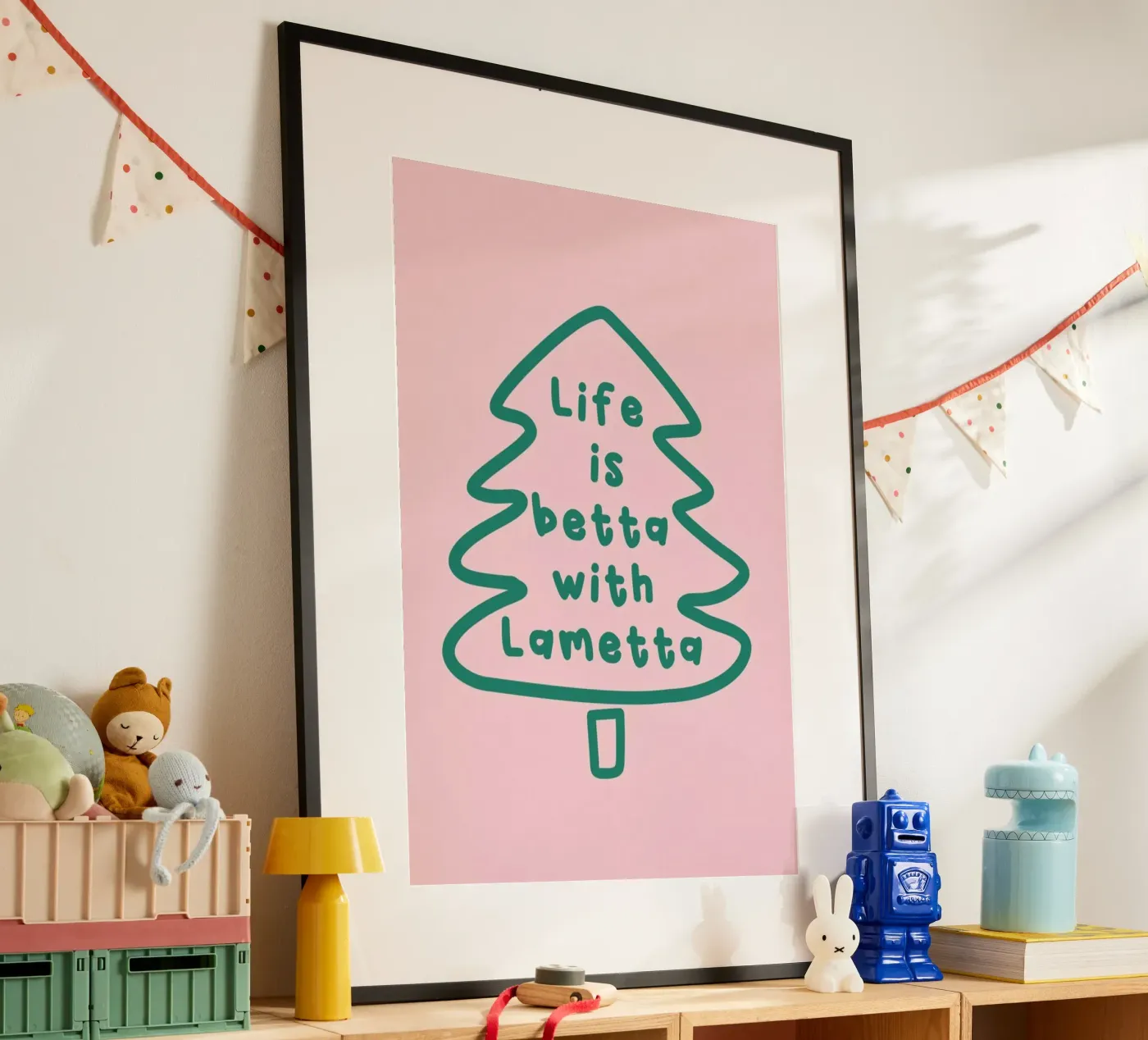Lametta poster van XOXO Arte