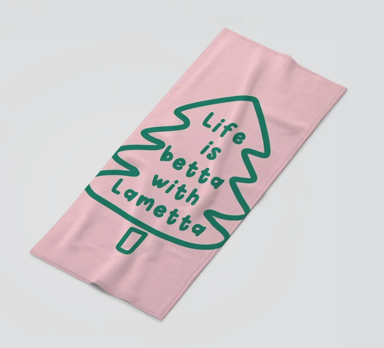 Lametta beach towel by XOXO Arte