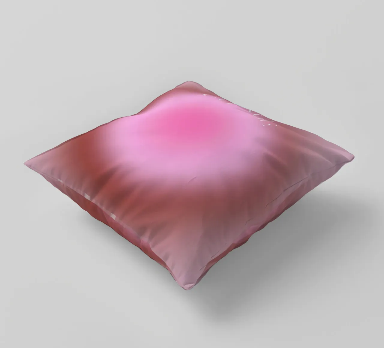 Angelo n. 555 Cambiamento dell'aura rosa Gradiente Poster Art cuscino da homdeco