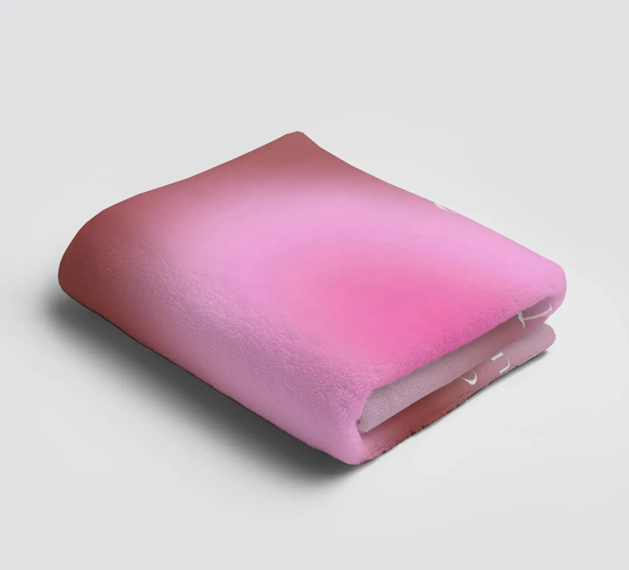 Angelo n. 555 Cambiamento dell'aura rosa Gradiente Poster Art asciugamano da bagno da homdeco