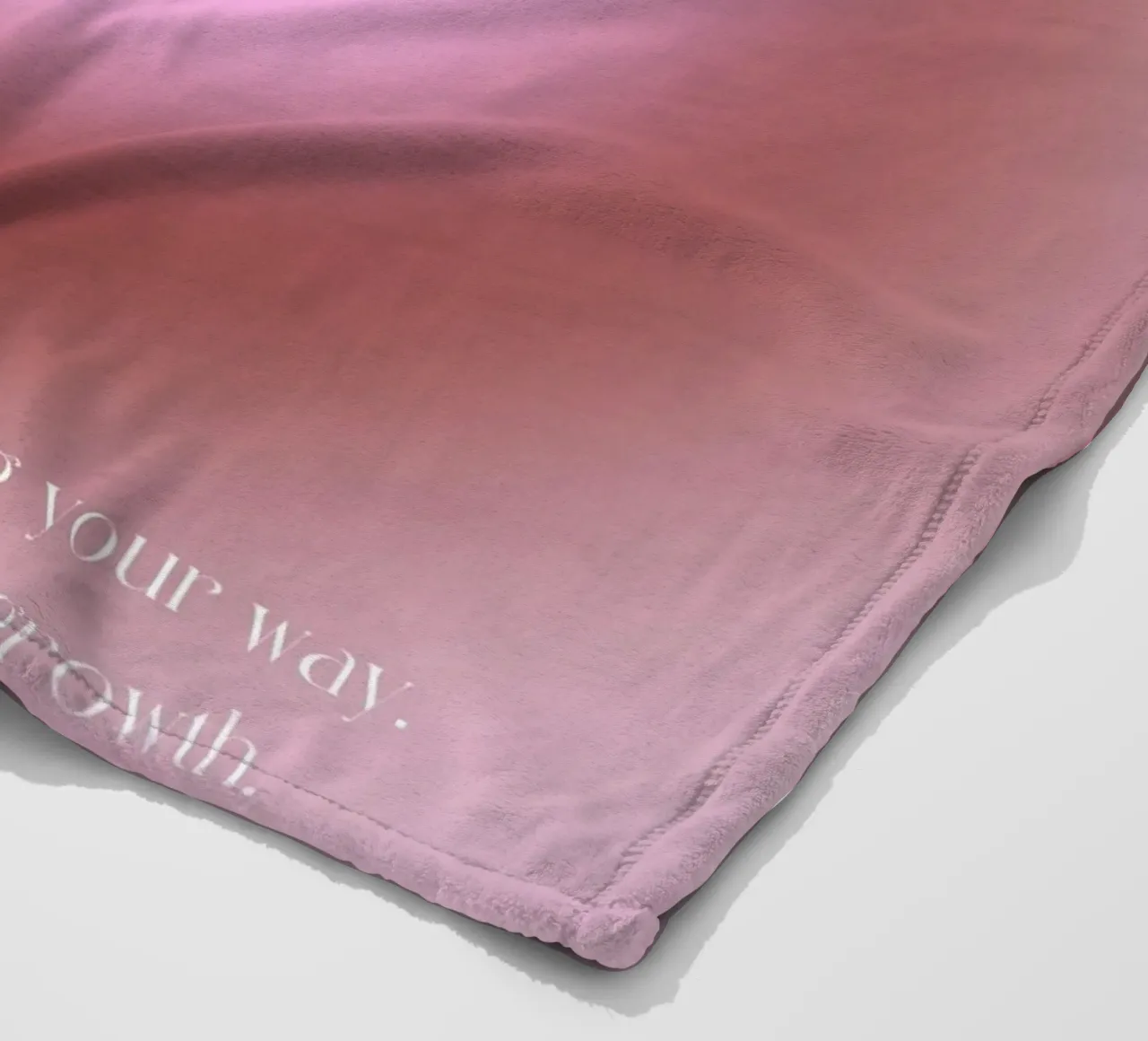 Angelo n. 555 Cambiamento dell'aura rosa Gradiente Poster Art coperta in pile da homdeco