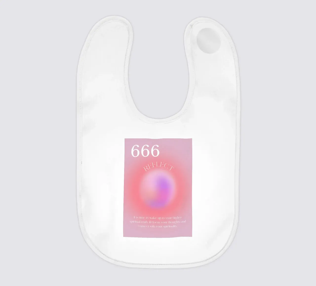 Angelo n. 666 Riflesso Rosa Viola Aura Gradiente Arte bavaglino da homdeco