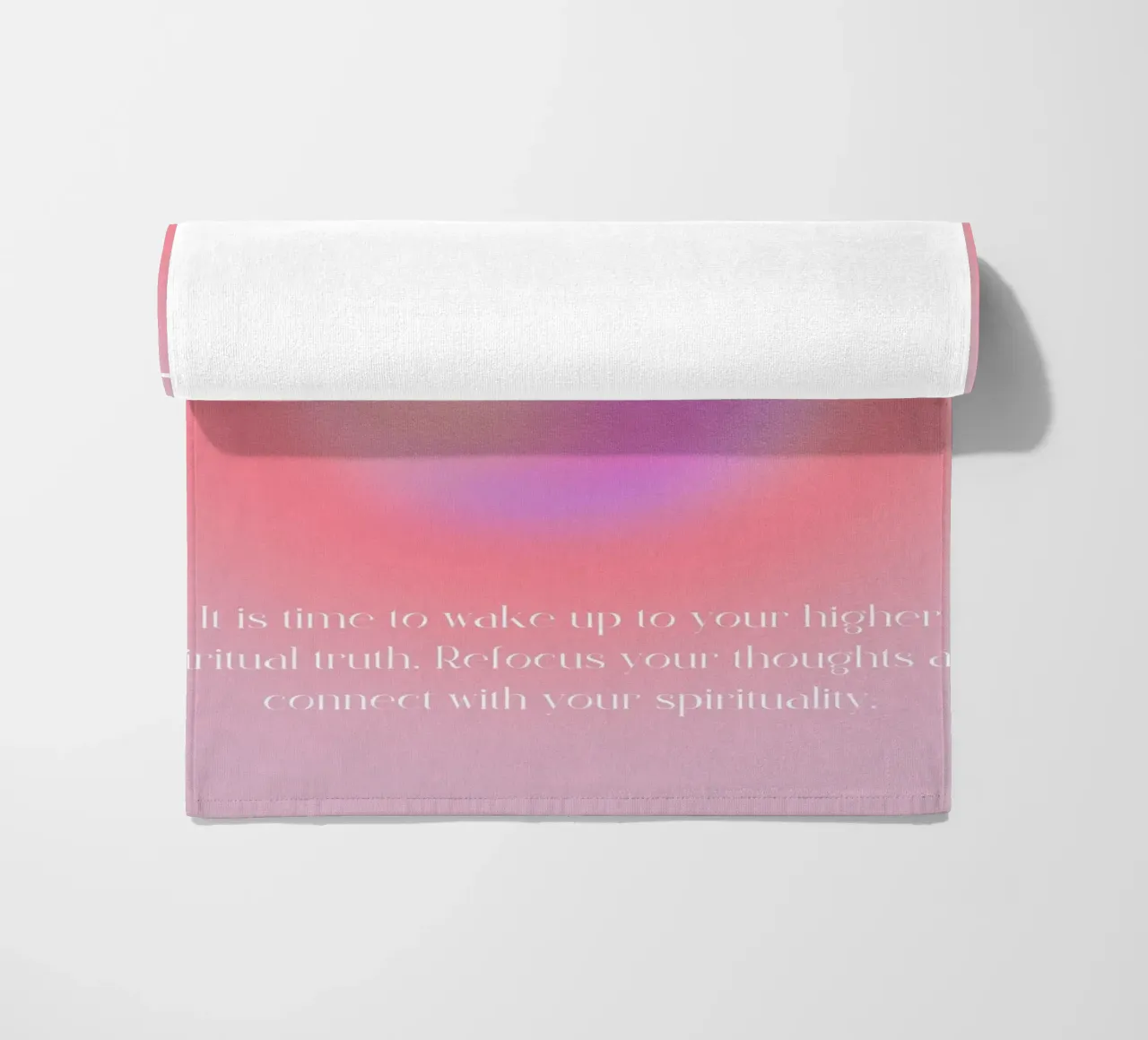 Angelo n. 666 Riflesso Rosa Viola Aura Gradiente Arte telo mare da homdeco