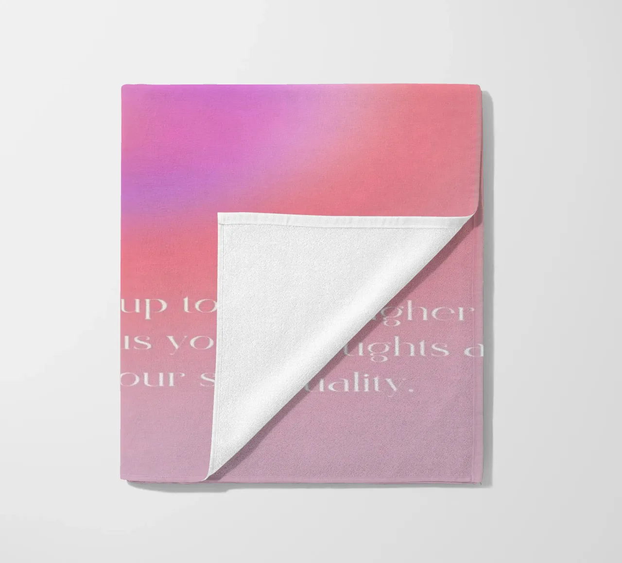 Angelo n. 666 Riflesso Rosa Viola Aura Gradiente Arte telo mare da homdeco