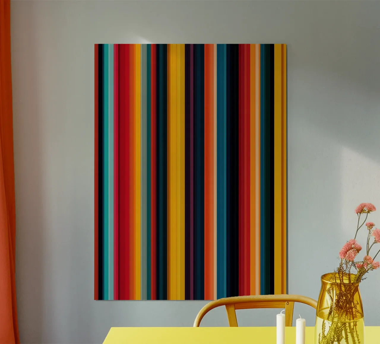 Code-barres de l'âme | Bandes rétro verticales poster de Autofocus