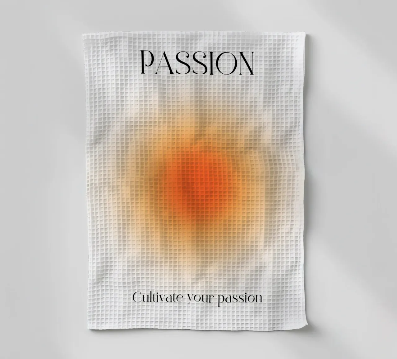 "Passione" Coltivate la vostra passione Aura Gradient Art canovaccio da cucina da homdeco