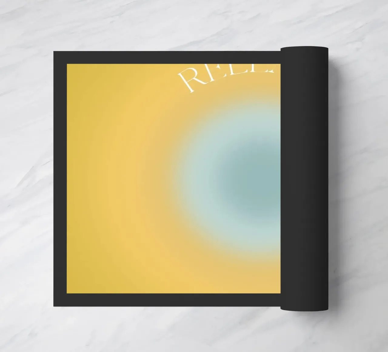 Angelo n. 999 Rilascio Giallo Blu Aura Arte Gradiente zerbino da homdeco