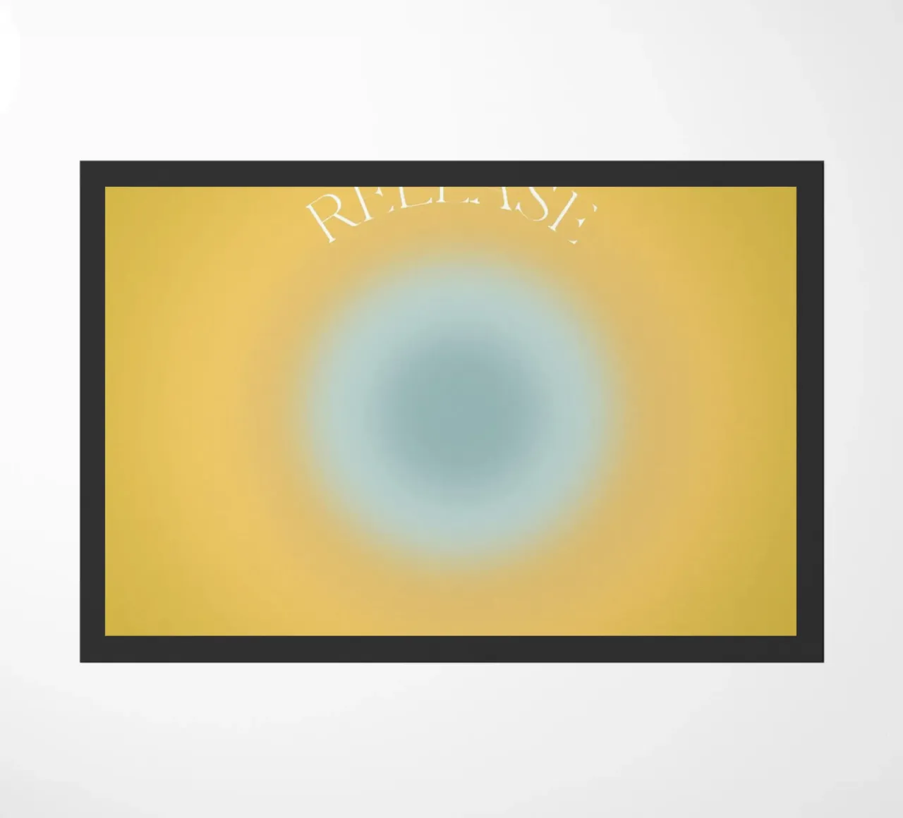 Angelo n. 999 Rilascio Giallo Blu Aura Arte Gradiente zerbino da homdeco