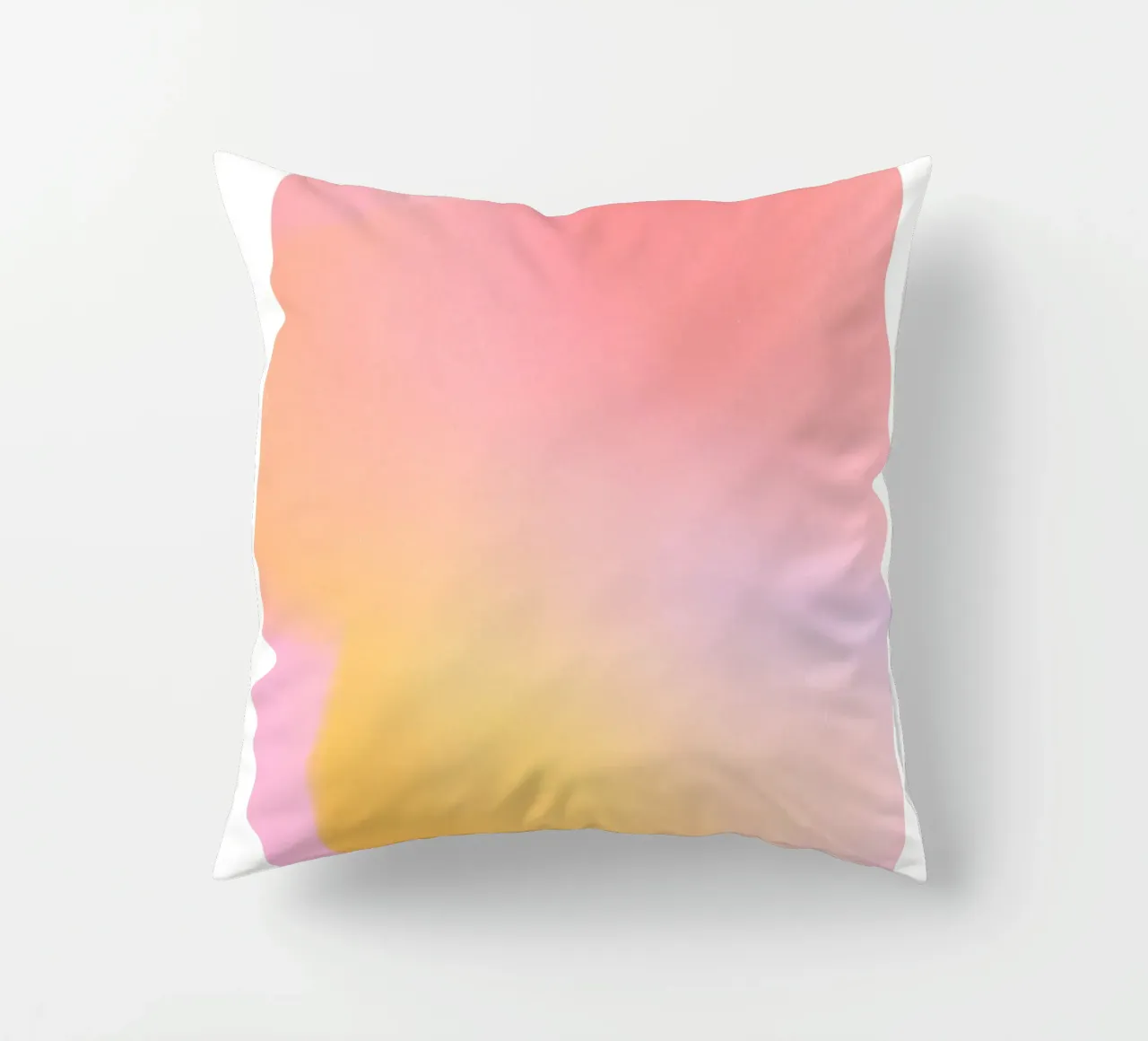 "Energia divina" Aura Rosa Giallo Gradiente Poster 2023 cuscino da homdeco
