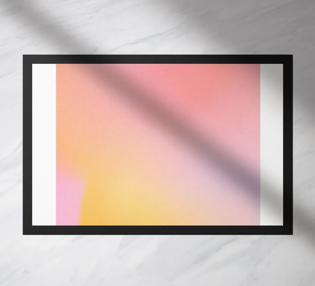 "Energia divina" Aura Rosa Giallo Gradiente Poster 2023 zerbino da homdeco