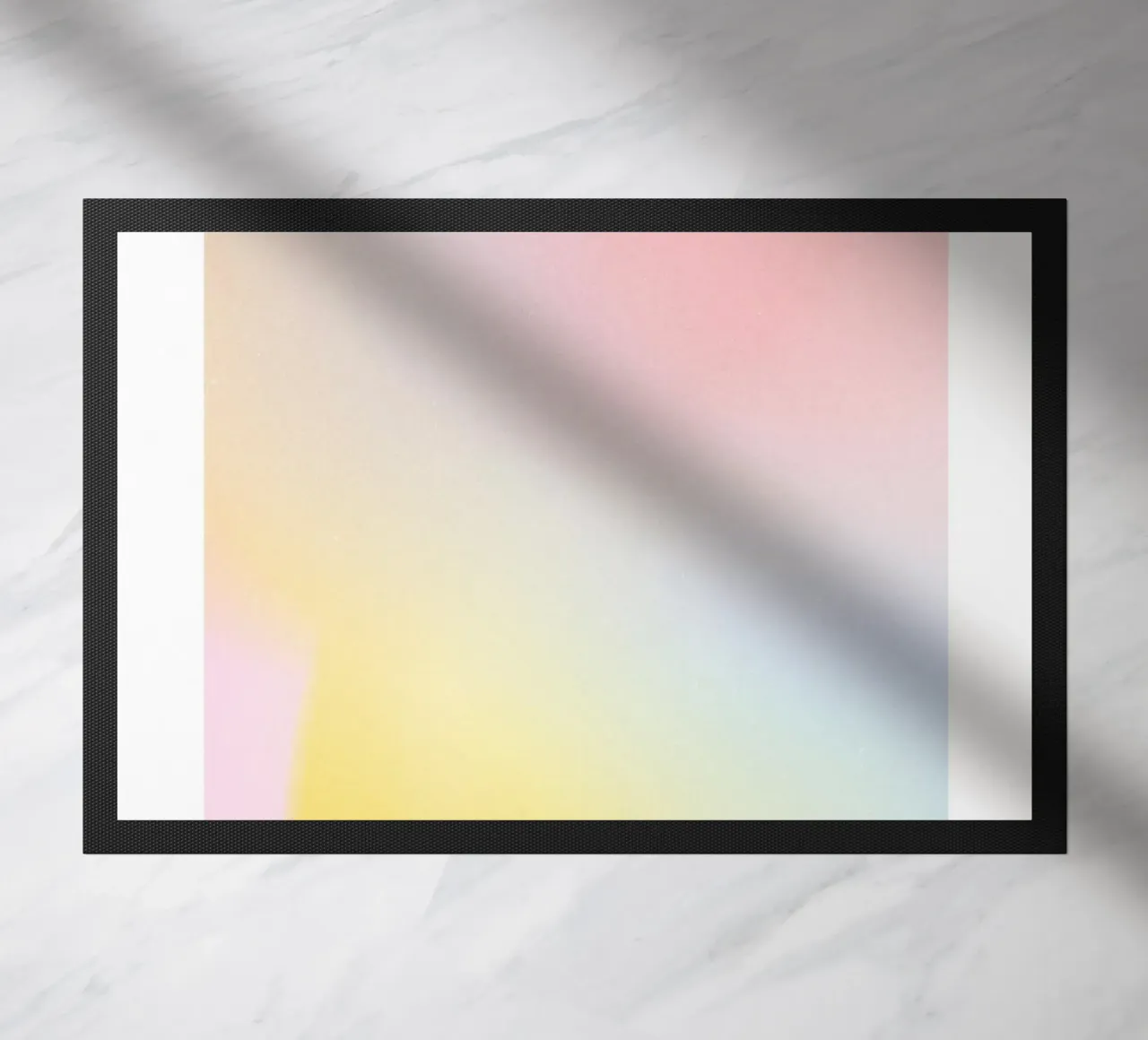 "Divine Energy" Aura Pastel Gradient Poster 2023 Fußmatte von homdeco