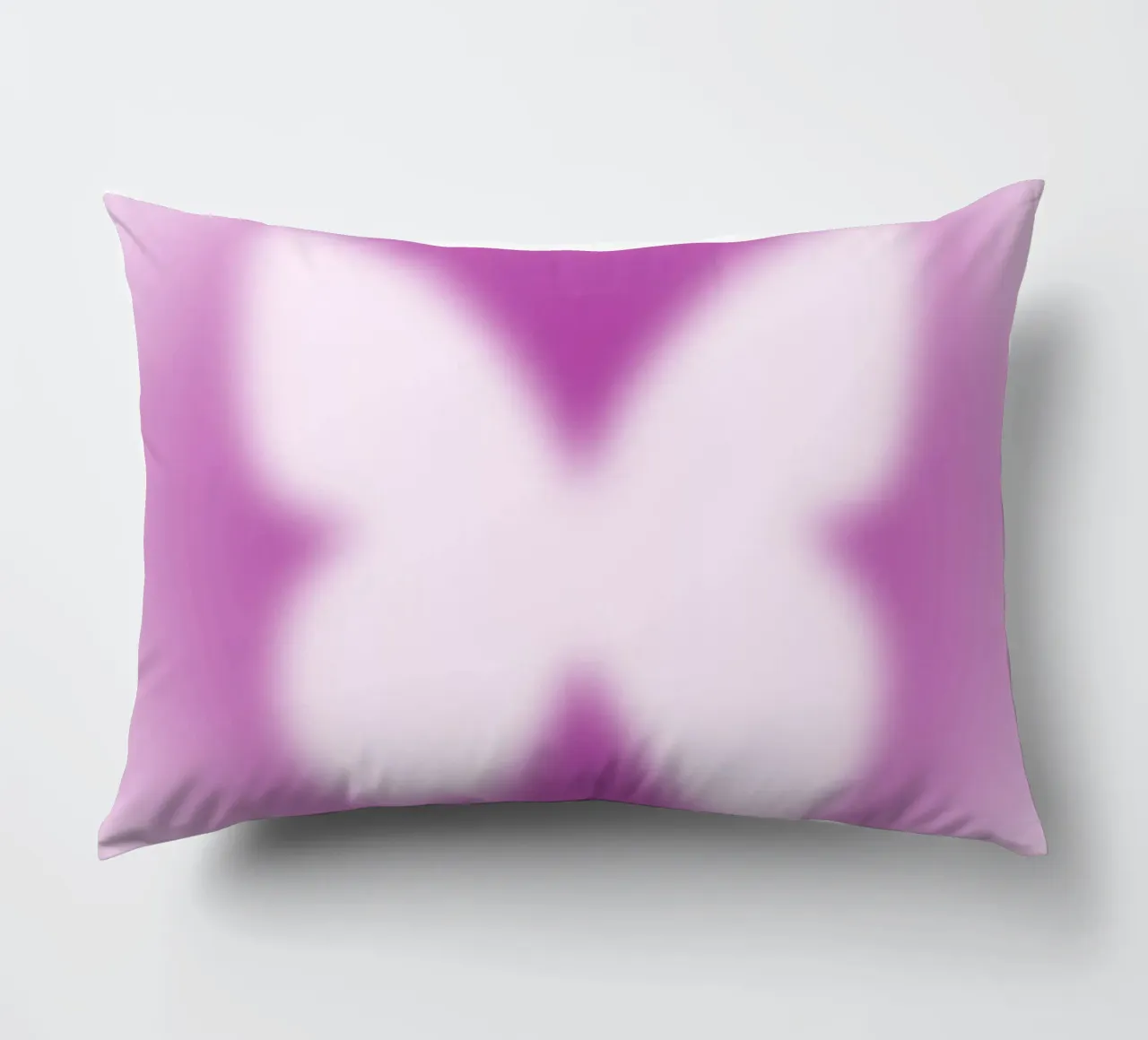 Poster artistico astratto rosa Butterfly Aura Gradient cuscino da homdeco