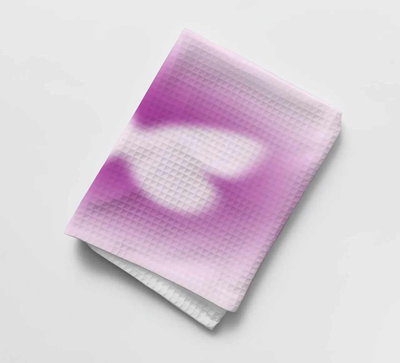 Papillon rose Aura Gradient Abstract Poster Art torchon de homdeco