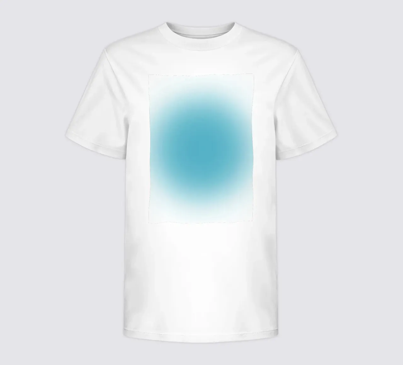Sérénité Océan Bleu Aura Gradient Abstrait Poster Art t-shirt enfant de homdeco