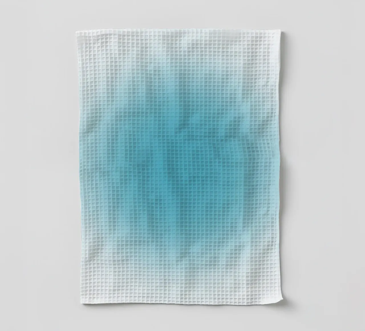 Sérénité Océan Bleu Aura Gradient Abstrait Poster Art torchon de homdeco