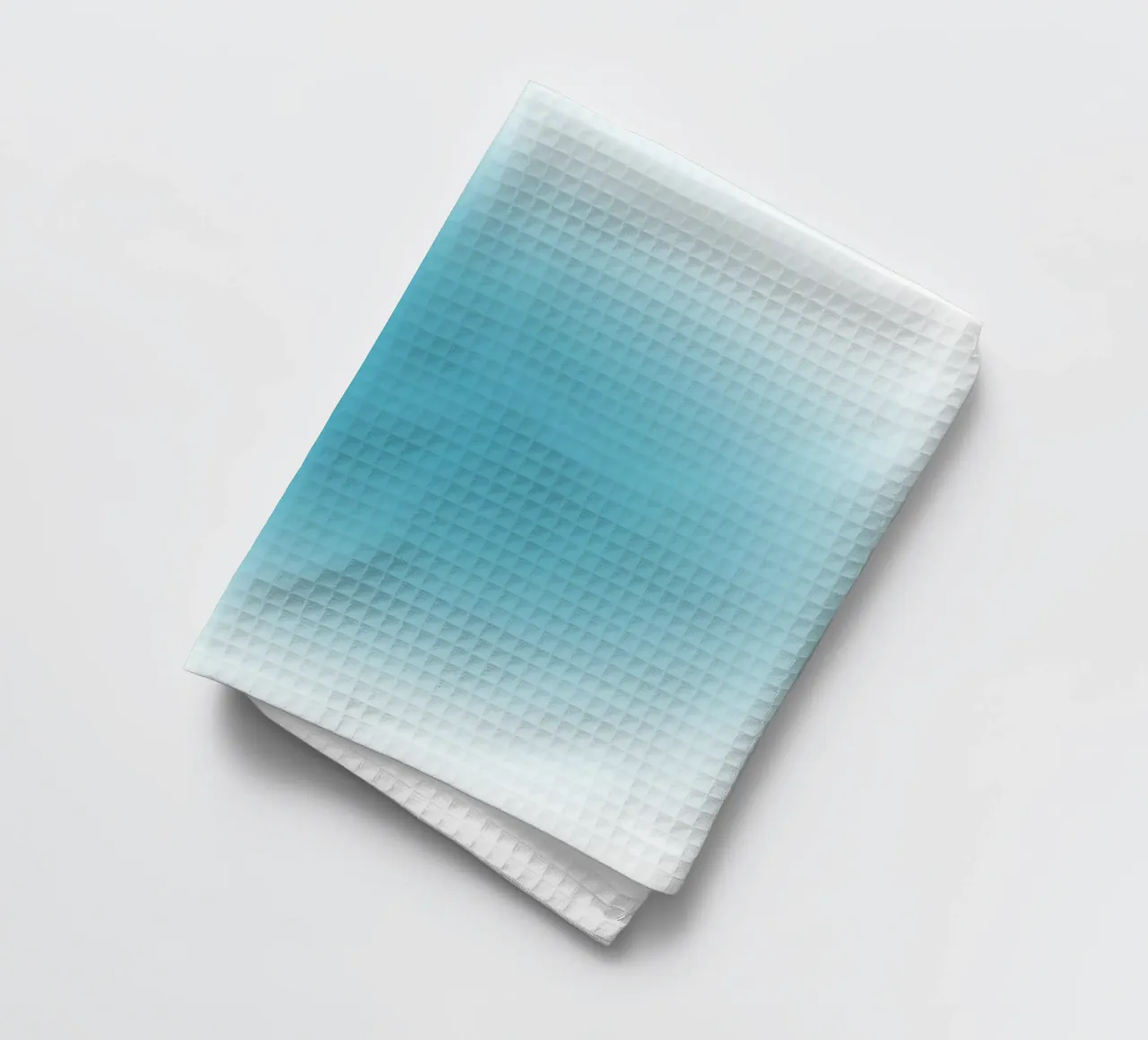 Sérénité Océan Bleu Aura Gradient Abstrait Poster Art torchon de homdeco