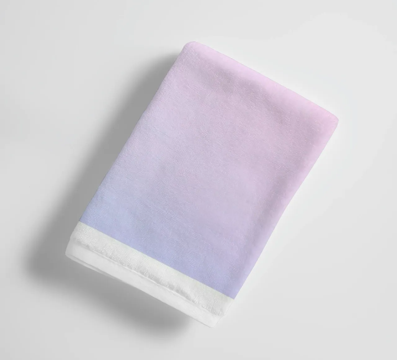 Verträumtes Pastell Rosa & Lavendel Gradient Abstraktes Poster Handtuch von homdeco