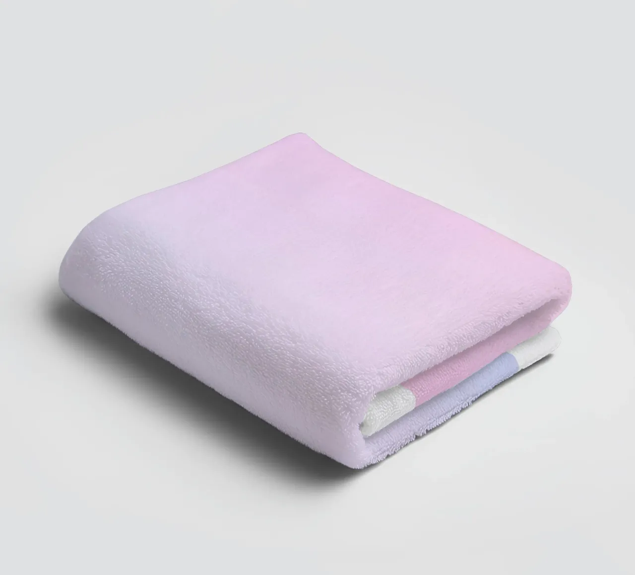 Verträumtes Pastell Rosa & Lavendel Gradient Abstraktes Poster Handtuch von homdeco
