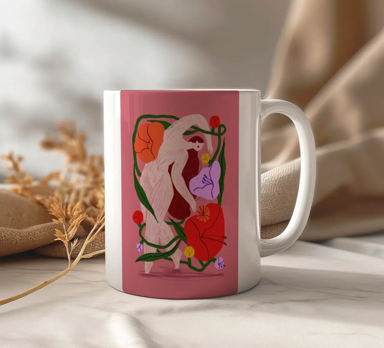Flourishing Female mug en céramique de Pure